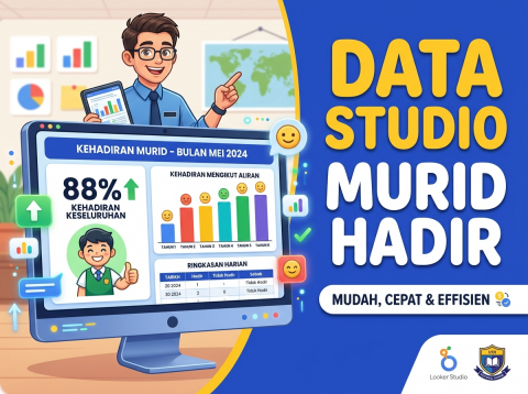 Data Studio Analisa Hadir Harian